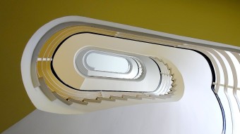 Fünfziger-Jahre-Treppe in der Goethestraße